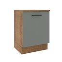 Ver imagem 1 de Balcão Madesa Agata 60 Cm 1 Porta Rustic Cinza