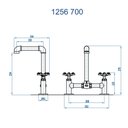 Ver imagem 2 de Misturador de Mesa C/ Arejador Móvel Black Matte 1256 Bk700 Fani