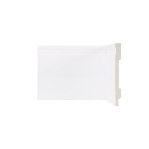 Rodape Poliestireno 15cm Branco Frisado 2,40 Metros 5185