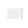 Rodape Poliestireno 15cm Branco Frisado 2,40 Metros 5185 - 1