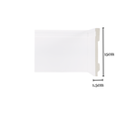 Ver imagem 2 de Rodape Poliestireno 15cm Branco Frisado 2,40 Metros 5185
