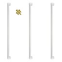 Ver imagem 1 de Kit 3 Puxador 800mm Alumínio Armário Móveis Cômoda Roupeiro