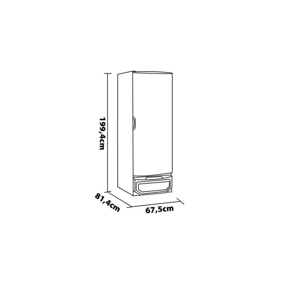 Conservador e Refrigerador Vertical Gelopar GPC-57 TE Tripla Ação 577 L - 4