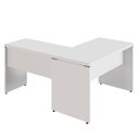 Ver imagem 4 de Mesa em L Escrivaninha 1,20m X 1,50m Escritório F5 Office Cor:branco