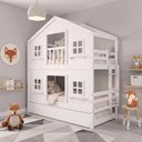 Ver imagem 3 de Treliche Infantil Casinha Dos Sonhos com Fechamento Inferior Madeira Maciça Branco Megamobília