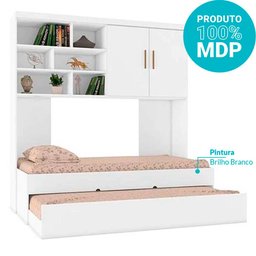 Conjunto de Quarto Chiara 4 Peças com Cama e Cama Auxiliar Phoenix Baby - 5