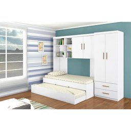 Conjunto de Quarto Chiara 4 Peças com Cama e Cama Auxiliar Phoenix Baby - 3