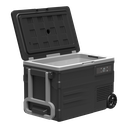 Ver imagem 2 de Geladeira Portátil Com Rodas Para Caminhão 45 Litros Quadrivolt 12/24/110/220v Motorhome Trail