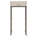 Ver imagem 6 de Porta-Geladeira 103 cm 1 Porta Basculante Rustic/Crema Agata Madesa Rustic/Crema