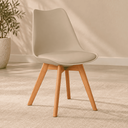 Ver imagem 6 de Conjunto Mesa de Jantar Redonda 80cm com 2 Cadeiras Saarinen Leda Almofadadas para Sala de Jantar Co