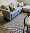 Ver imagem 5 de Tapete Boho Andaraí Off White/preto 140x200cm Algodão