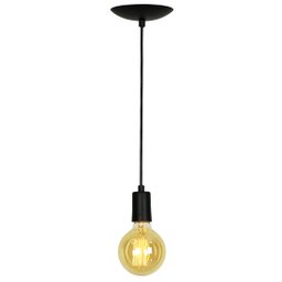 Lustre Pendente Tubo Cilindro Alumínio Preto Fio 120cm - 3