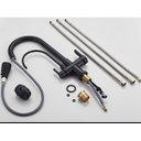 Ver imagem 4 de Torneira Cozinha Churrasqueira Cuba C/ Filtro Preto Fosco