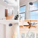 Ver imagem 3 de Espanador Telescópico Extensível até 2.80 Metros Microfibra Teto Persianas Casa Escritório