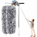Ver imagem 2 de Espanador Telescópico Extensível até 2.80 Metros Microfibra Teto Persianas Casa Escritório