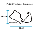 Ver imagem 4 de Quadro 3D Pista Silverstone / Decoração, F1, Fórmula 1 - Toque 3D