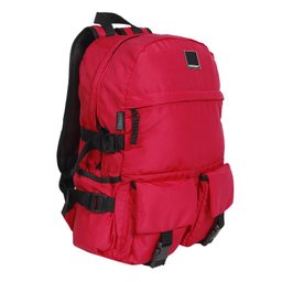MOCHILA DE COSTAS CASUAL C/ 2 BOLSOS - CONTAINER COLORS:Vermelha - 2