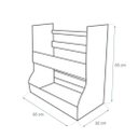 Ver imagem 3 de Organizador de Brinquedos e Livros Infantis Alves 100% Mdf (infantil Brinquedoteca Crianças) Woodcor