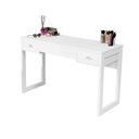 Ver imagem 3 de Escrivaninha Penteadeira com Espelho Multiuso Luanda Fenix:branco