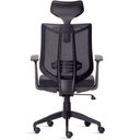 Ver imagem 4 de Cadeira de Escritório Presidente Executiva Office Aika F02 Tela Mesh Tecido Preto - Lyam Decor