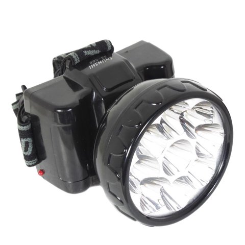 Lanterna para Cabeça Recarregável 9 Leds 127 / 220 V - Noll 351,0003