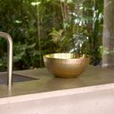 Ver imagem 3 de Centro de Mesa Decorativo em Metal Dourado 30cm 22023p Mart
