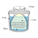 Ver imagem 6 de Manteigueira Francesa de Pedra Sabão Grande 200g São José Manteigueira 200 G