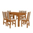 Ver imagem 2 de Conjunto Mesa de Jantar Bellagio 6 Cadeiras Clara Poliman
