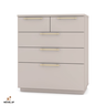Comoda Multiuso Dubai 5 Gavetas - Vlr Móveis: Fendi - 3