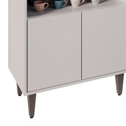 Balcão Aparador Buffet Cantinho do Café 71cm Lice M24 Branco - Mpozenato - 7
