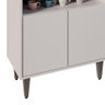 Balcão Aparador Buffet Cantinho do Café 71cm Lice M24 Branco - Mpozenato - 7