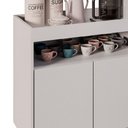 Ver imagem 6 de Balcão Aparador Buffet Cantinho do Café 71cm Lice M24 Branco - Mpozenato