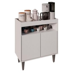Balcão Aparador Buffet Cantinho do Café 71cm Lice M24 Branco - Mpozenato - 1