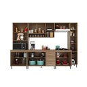Ver imagem 2 de Cozinha Modulada Completa Fidelitá Paris 6 Peças 295cm 15 Portas 3 Gavetas com Tampo