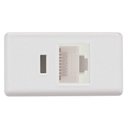 Ver imagem 1 de Módulo Tomada Tramontina Izyflat Rj 45 Cat.6 Branco Tramontina