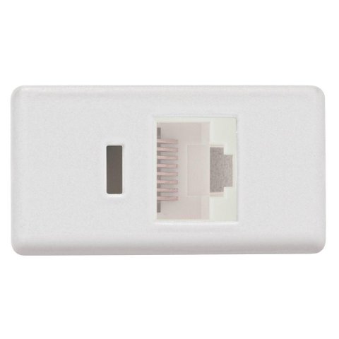 Módulo Tomada Tramontina Izyflat Rj 45 Cat.6 Branco Tramontina