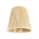 Ver imagem 2 de Luminária Pendente Modelo Athenas Corda Sisal Natural Palha:branco
