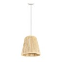 Ver imagem 1 de Luminária Pendente Modelo Athenas Corda Sisal Natural Palha:branco