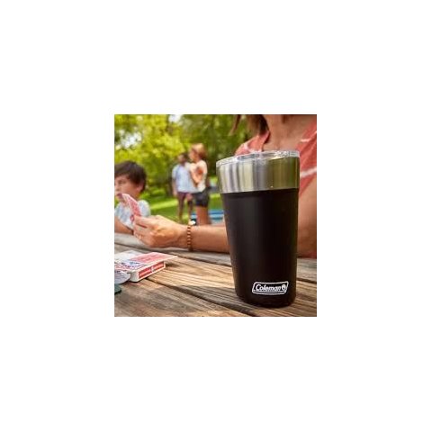 Copo Térmico Coleman 600ml C/tampa e Abridor 15 Horas Gelado Tumbler Verde Cor