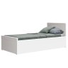 Cama Babá com Auxiliar Nuth Branco Fosco e 2 Colchões Physical - Reller Móveis - 3