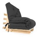 Ver imagem 1 de Sofa Cama Solteiro Futon Dobrável Chumbo Acquablock