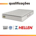 Ver imagem 4 de Colchão Casal Espuma D33 Pillow Top New Millenium 138x188x19cm Branco Hellen