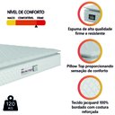 Ver imagem 3 de Colchão Casal Espuma D33 Pillow Top New Millenium 138x188x19cm Branco Hellen