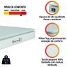 Colchão Casal Espuma D33 Pillow Top New Millenium 138x188x19cm Branco Hellen - 3