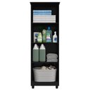 Ver imagem 4 de Armario para Lavanderia Multiuso 2 Portas 143x53 cm Nina Preto Rudk