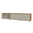Ver imagem 1 de Rack Tv 75" 2 Portas e 2 Gavetas Premium Off White Naturalle