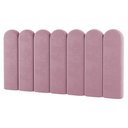 Ver imagem 1 de Painel Cabeceira Cama Box Solteiro Lana 100cm Suede Rosê - Desk Design