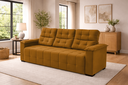 Ver imagem 1 de Sofá 03 Lugares Elegance Plus Sofisticato - Terracota