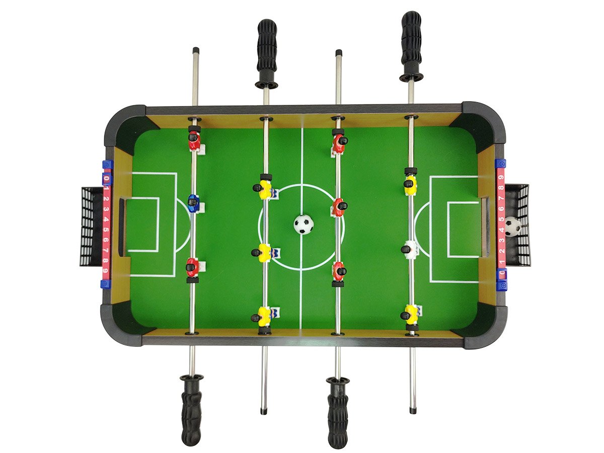 Mesa de Pebolim Mini 51CM Totó Jogo de Futebol Com 2 Bolinhas Brinquedo Hoyle Games - 3