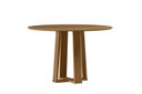 Ver imagem 1 de Mesa de Jantar Isabela 120x120m com Tampo Mdf Ype - New Ceval